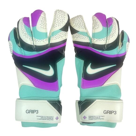 NWT Nike GK Grip 3 Goalkeeper Soccer Gloves Mens Size 7 (FB2998-010) - Picture 5 of 8